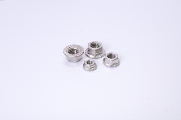 Quality Hexagon Flange Nuts Din 6923 Iso 4161 M10 M12 M14x1 5 M16x1 5 M8 A2 With for sale