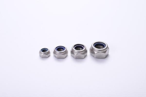 Quality Iso 10511 DIN 985 Nylon Insert Hex Lock Nut Fasteners Hot Dip Galvanized M10x1 for sale