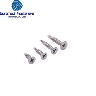 China M2.9-6.3  ISO 15482 Din 7504p Cross Recessed Countersunk Head Screw Self Tapping Self Drilling DIN 7504 P for sale