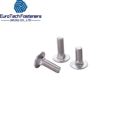 China Mushroom Head Square Neck Bolts Carriage Bolt Din 603 Iso 8677 A4-70 8x20 M6 M5 M16 M12 M10x100 for sale