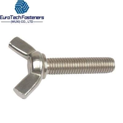 China Stainless Steel  Butterfly Wing Nut Bolt Screw Din 316 315 M3 M4 M5 M6 M8 M10 M12 Eye Bolt for sale