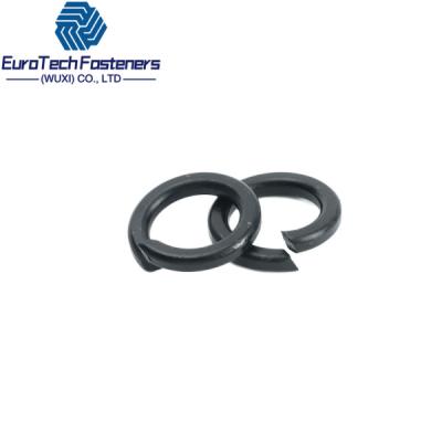 China Black Oxide Lock Washer Stainless Steel Grade 8 Grade 5 Split Ring Lock Washer Ms35338 for sale