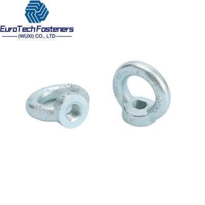 China M12 M8 Eye Nut Din 582 Stainless Steel Lifting Eye Nuts Ring Nuts Electro Galvanized for sale