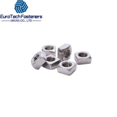 China Chamfered Square Nut Din 557 M10 M8 M12 M16 Stainless Steel A2 for sale