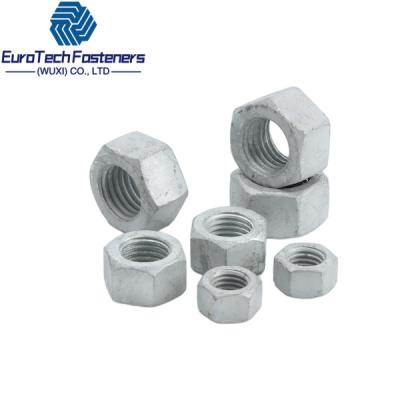China Galvanized Hexagonal Nuts Hex Nut Din 934 Iso 4032 8673 M12x1 5 M18x1 5 Class 5 6 Stainless Steel for sale