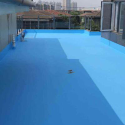 China O OEM do revestimento da parede exterior do telhado colore o material de pavimentação impermeável elástico da pintura à venda