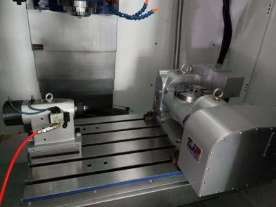China Tjr Tilting Index 5 Axis CNC Machine Rotary Table 0.001mm Transmission Mechanism en venta