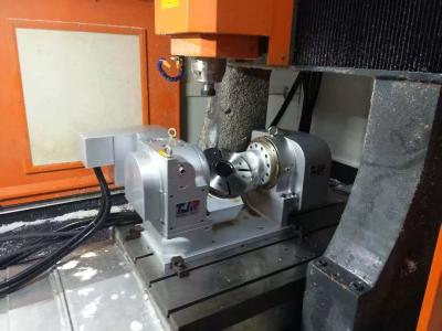 China Pneumatic Brake 5 Axis CNC Machine Rotary Table Tjr Tilting Index for sale