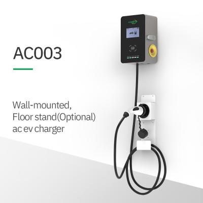China 7KW OCPP 1.6 EV Charger 32A Wall Mounted EV Charging Station for sale