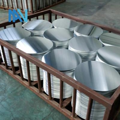 China 1050 1060 1070 Folha de alumínio bobina redonda placa de alumínio para utensílios de cozinha à venda