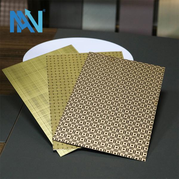 Quality Custom 304 316 Stainless Steel Sheet Embossed Color Plates Ready Stock for sale