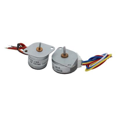 China 4-Phase 5-Wire Miniature Stepper Motor With Gearbox 20MM ATM Equipment for sale