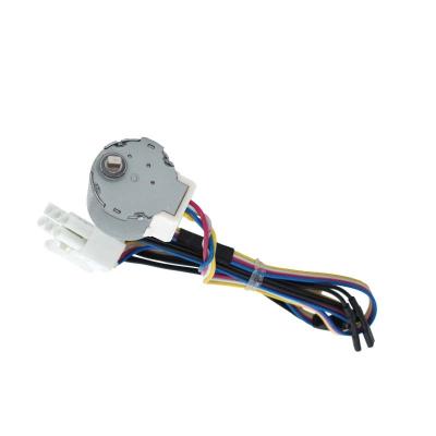 China Ac Permanent Magnet Stepper Motor Air Conditioner Swing Motor 24MM Gear Reducer for sale