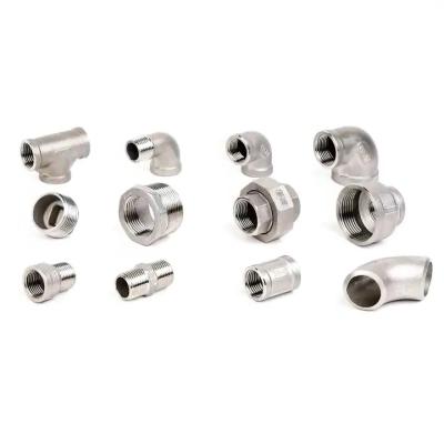 China Threaded Connection Male Female Pipe Fittings Screwed Stainless Steel Inox for sale