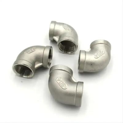 China 90 Degree Elbow Stainless Steel Pipe Fittings ASTM A182 F316l ASME B16.11 for sale