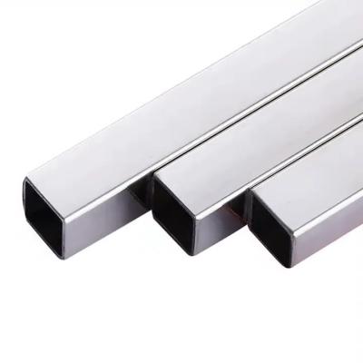 China Custom Stainless Steel Rectangular Pipe ASTM UNS32205 3mm Square for sale
