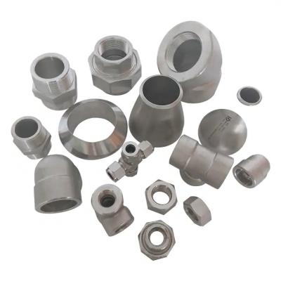 China 316L 304 Screwed Pipe Fittings Threaded Stainless Steel Nickel Alloy MT23 for sale