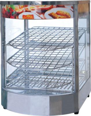 China 0.85KW Power Commercial Electric Pie Warmer Mini Countertop Heated Display Case for sale