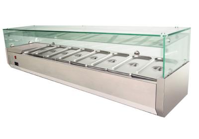 China Table Top Commercial Refrigeration Equipment / Commercial Salad Display Refrigerators for sale