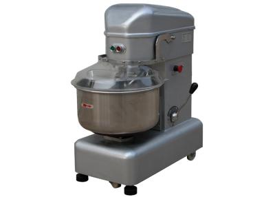 China Gear Driven Cake Mixing Machine 10 Litre Dough Mixer With Transparent PC Cover for sale