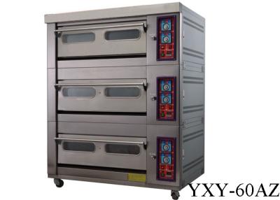 China Double Window Commercial Gas Oven Detachable Commercial Bread Baking Ovens for sale