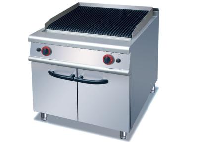 China Stainless Steel Cooking Lines , Gas / Electric Lava Rock Grill For Kitchen for sale