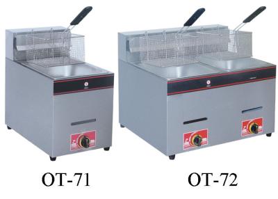 China 5.5L-16L Restaurant Cooking Equipment , Energy Saving Commercial Gas Fryers for sale