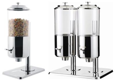 China Dry Food Catering Buffet Equipment , Single And Double Stainless Steel Cereal Dispenser for sale