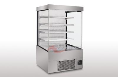 China Stanless Steel Open Display Cases , Upright Open Chiller Supermarket Showcase for sale