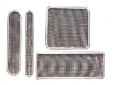 China Discs Rectangle Oval Shaped Custom Metal Mesh Filters Stainless Steel Materials for sale