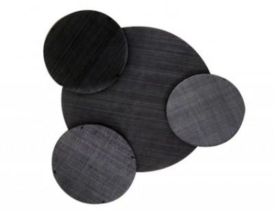 China Anti Rust  Black Wire Cloth Filter / Wire Mesh Woven Filter Disc for sale