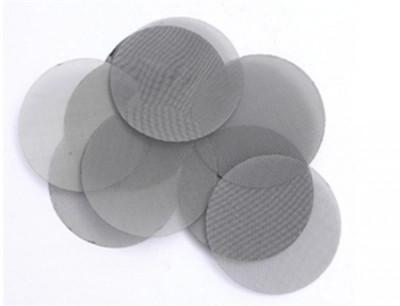 China Flat Surface Single Layer Custom Mesh Filters Disc Wear Resistant for sale