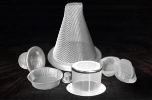 China Industrial Stamping strainer screen mesh With Conical / Cap Shaped Customized for sale