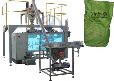 China Chromium Oxide Green Automatic Granule Packing Machine For 25 Kg Premade Bags for sale