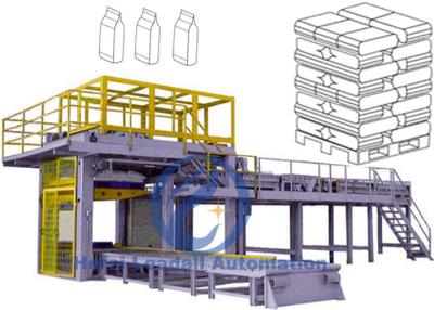 China Carbon Steel Automatic Palletizer Machine 2-4 Layers / Min Intelligent Operation for sale
