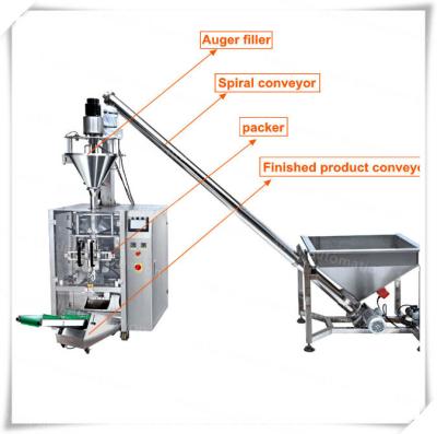 China automatic flour packing machine , powder packaging machine for wheat flour / bread flour / cake flour / gluten flour for sale