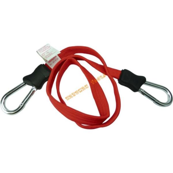 Quality Comfortable Flat Heavy Duty Bungee Cord With Carabiner Luggage Strap for sale