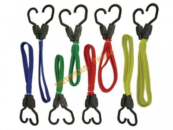 Quality 8pc Heavy Duty Bungee Cord Flat Bungee Straps 3X Stronger Customized for sale