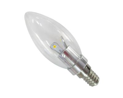 China E14 LED Candle Bulbs 3 Watt 200Lm For Exhibition Hall Lighting for sale