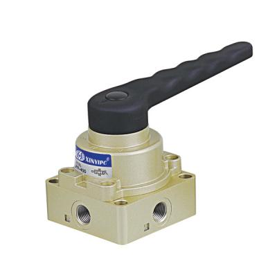 China HV Series Pneumatic Manual Valve Hand Switching Valve With Pipe / Plate Connection for sale