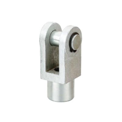 China Stahlzylinder-Rod-Gabelkopf, y-Art Gelenk-Stangenende-Gabelkopf mit Pin/Klipp-Verschluss-Art zu verkaufen