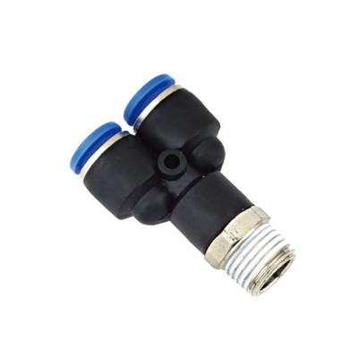 China Y Model PX Male Push - in brass nickel plated connector , tube fitting for sale