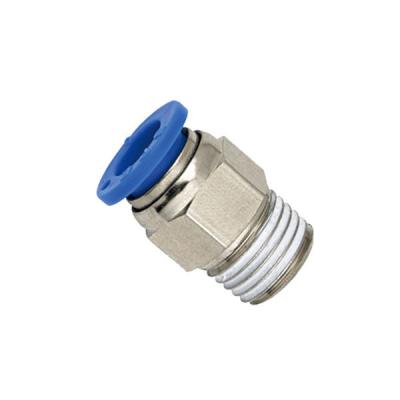 China Brass Nickel Plate Pneumatic Tube Fittings for sale