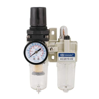 China Two Points Combination Air Source Treatment Unit SMC Type Air Pressure Regulator for sale