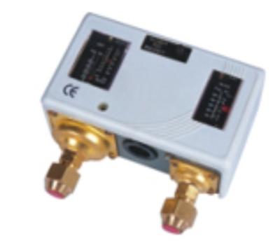 China Double Pressure Control Switch Pneumatic Vibrator Pressure Range -0.5 - 30Bar for sale