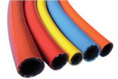 Chine MPA de tissu-renforcé synthétique du tuyau 1 de PVC de gaz de tuyauterie pneumatique à haute pression d'air - 2Mpa à vendre