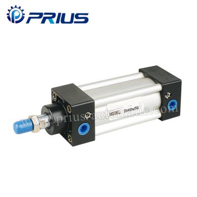 China SI Series Double Acting Pneumatic Air Cylinder 50~800mm/S Speed ISO 15552 Standard for sale