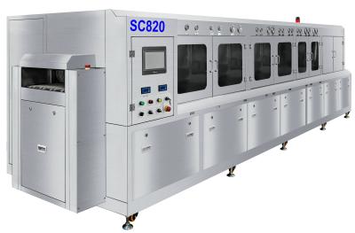 China Sus304 Semiconductor pacakging flux chemical wash machine 600mm width net for IGBT,IPM and LEADFRAME parts for sale