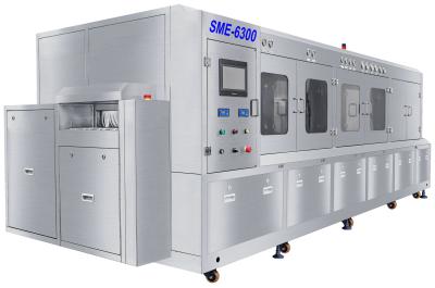 China High performance liquid wash and DI water rinse no-clean solder paste flux PCBA in line cleaning machine for sale