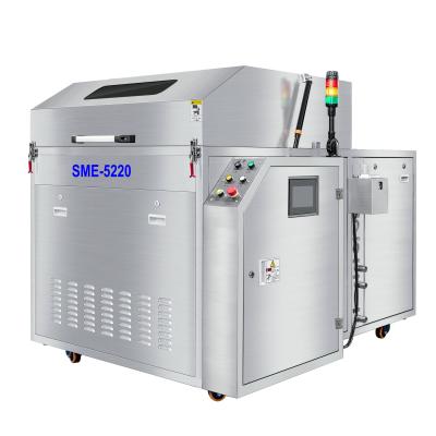 Chine Vague SME-5220 soudant Oven Synthetic Pallet Alumiun Pallet, machine de nettoyage résiduelle de flux de palette d'acier inoxydable à vendre